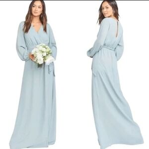 NEW SHOW ME YOUR MUMU Weddings Lady Long Sleeve Wrap Dress XXL